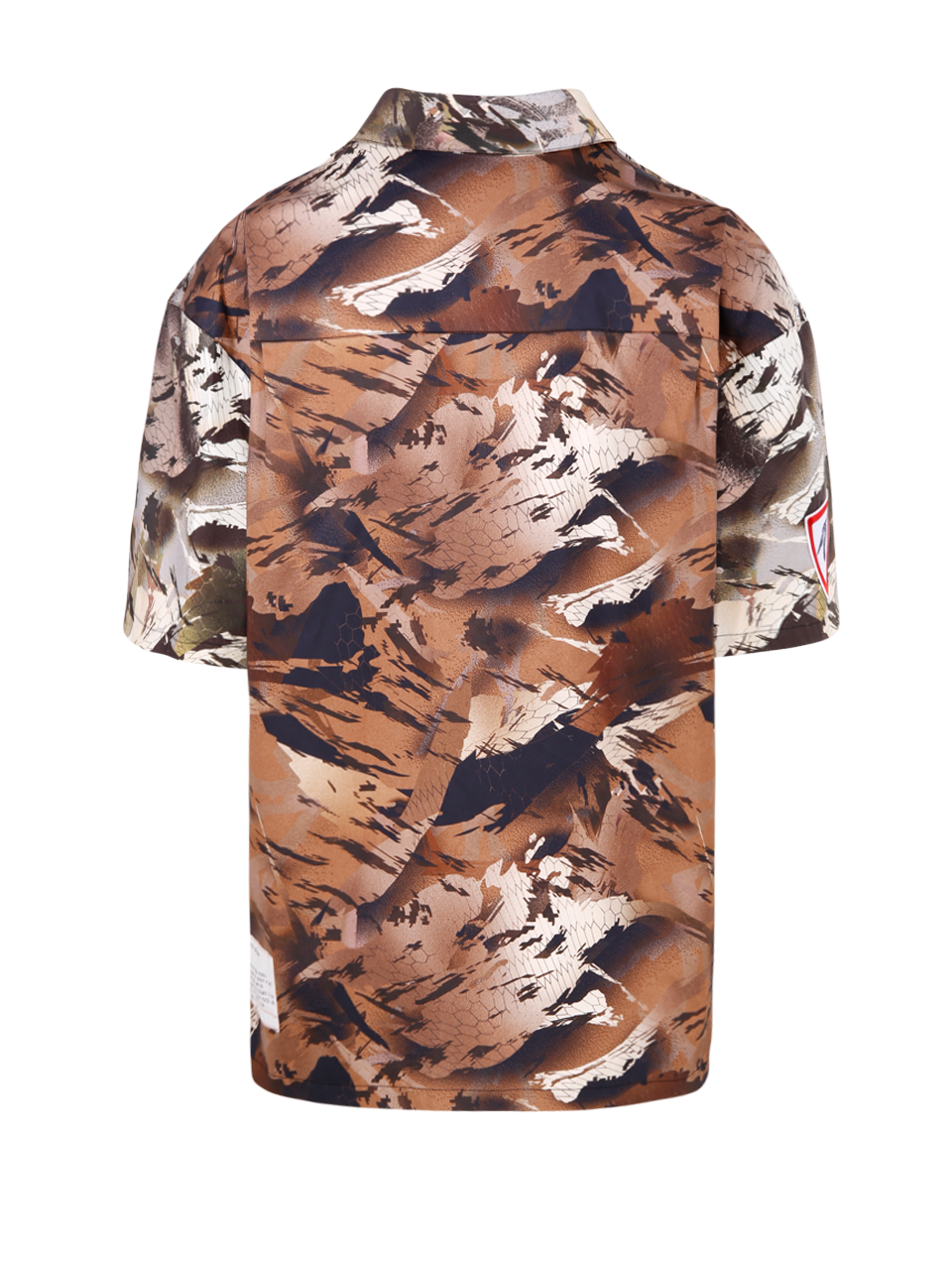 CAMO POPELINE BOWLING SHIRT