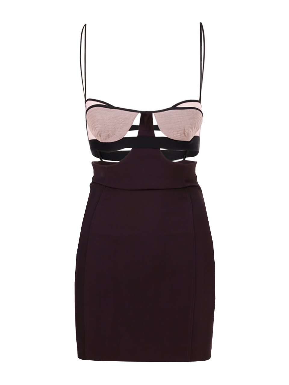 QUILTED DOUBLE BRA DRESS