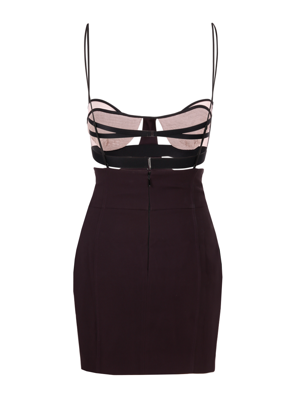 QUILTED DOUBLE BRA DRESS