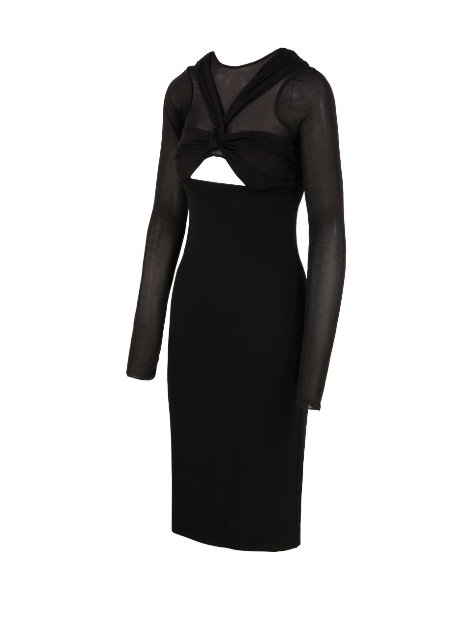 dress with knot in the middle