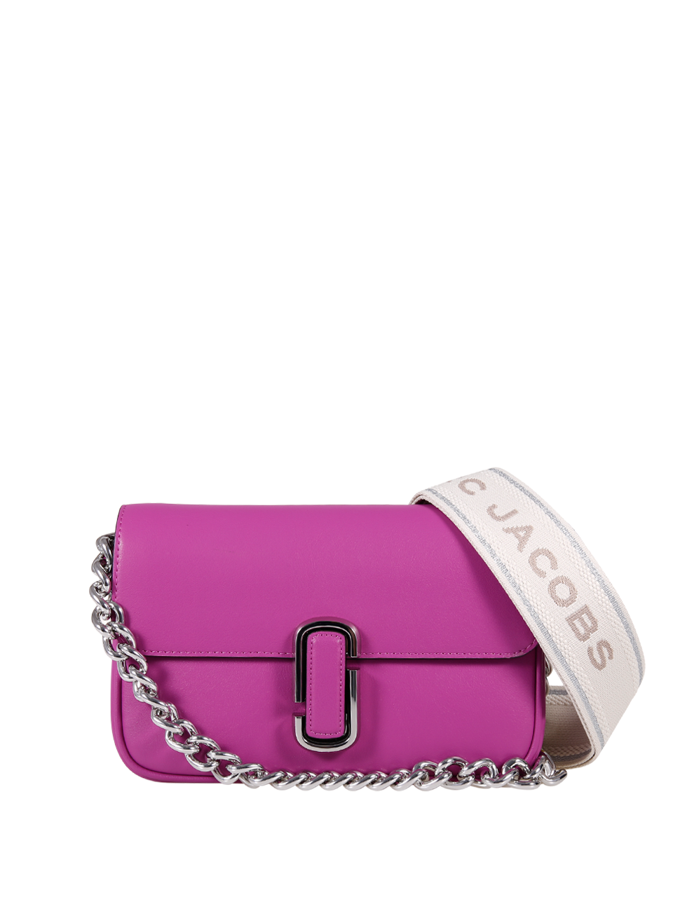 WOMAN MARC JACOBS PURPLE SOFT SHOULDER BAG