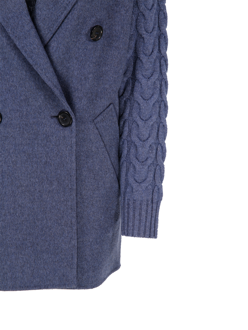 WOMAN MAX MARA BLUE WOOL SATRAPO JACKET
