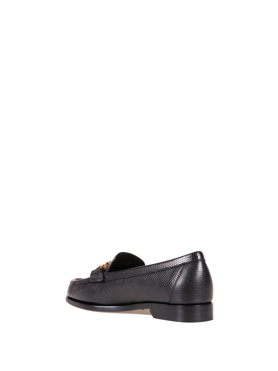 WOMAN SALVATORE FERRAGAMO BLACK ROLO CH LOAFER