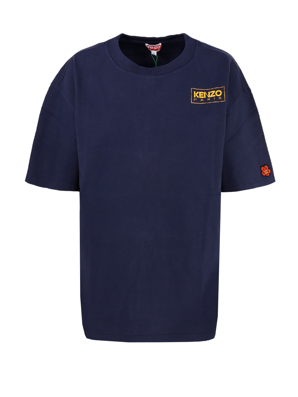 WOMAN KENZO BLUE COTTON OVERSIZE TSHIRT