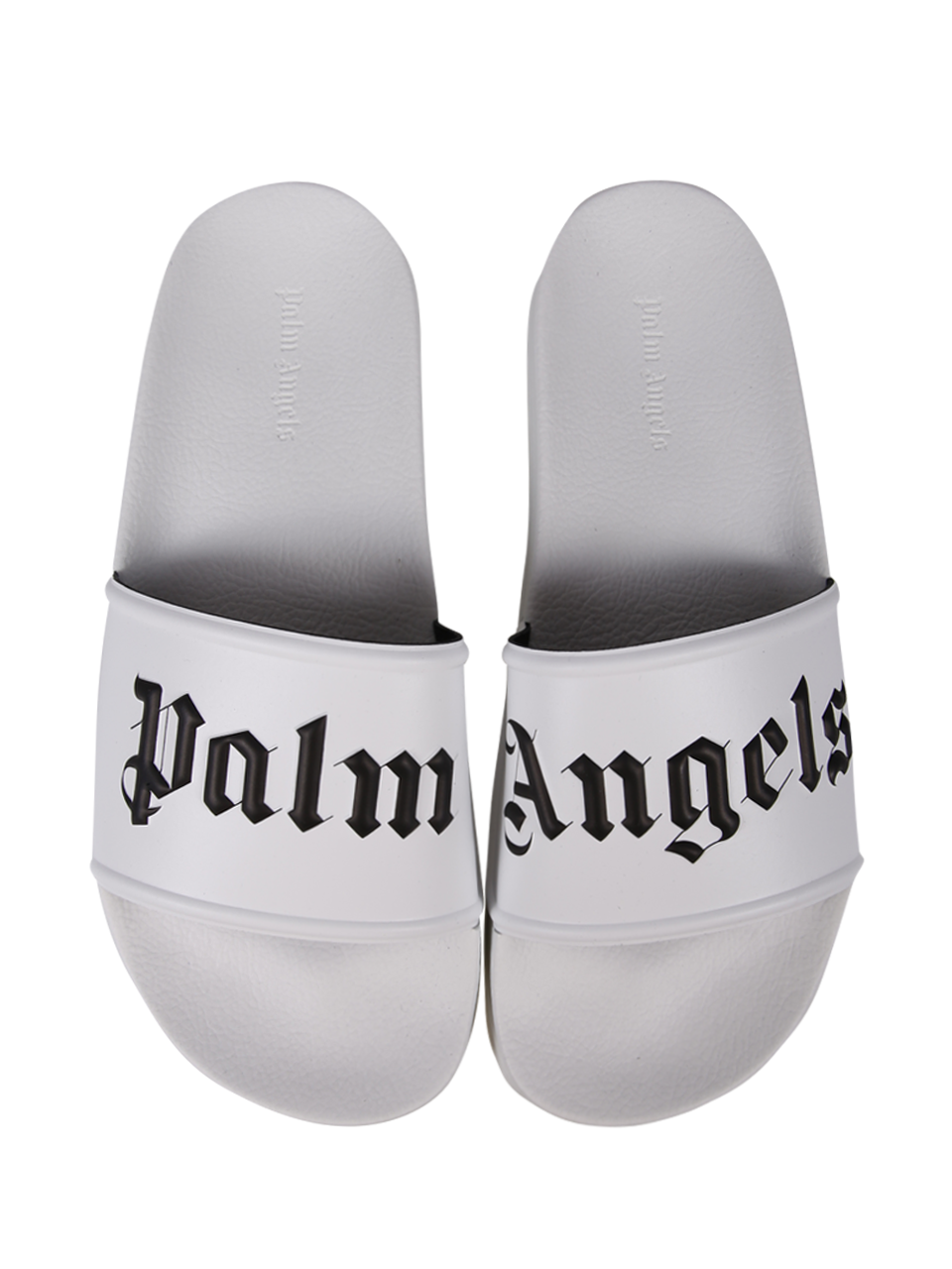 MEN PALM ANGELS WHITE RUBBER POOL SLIDER