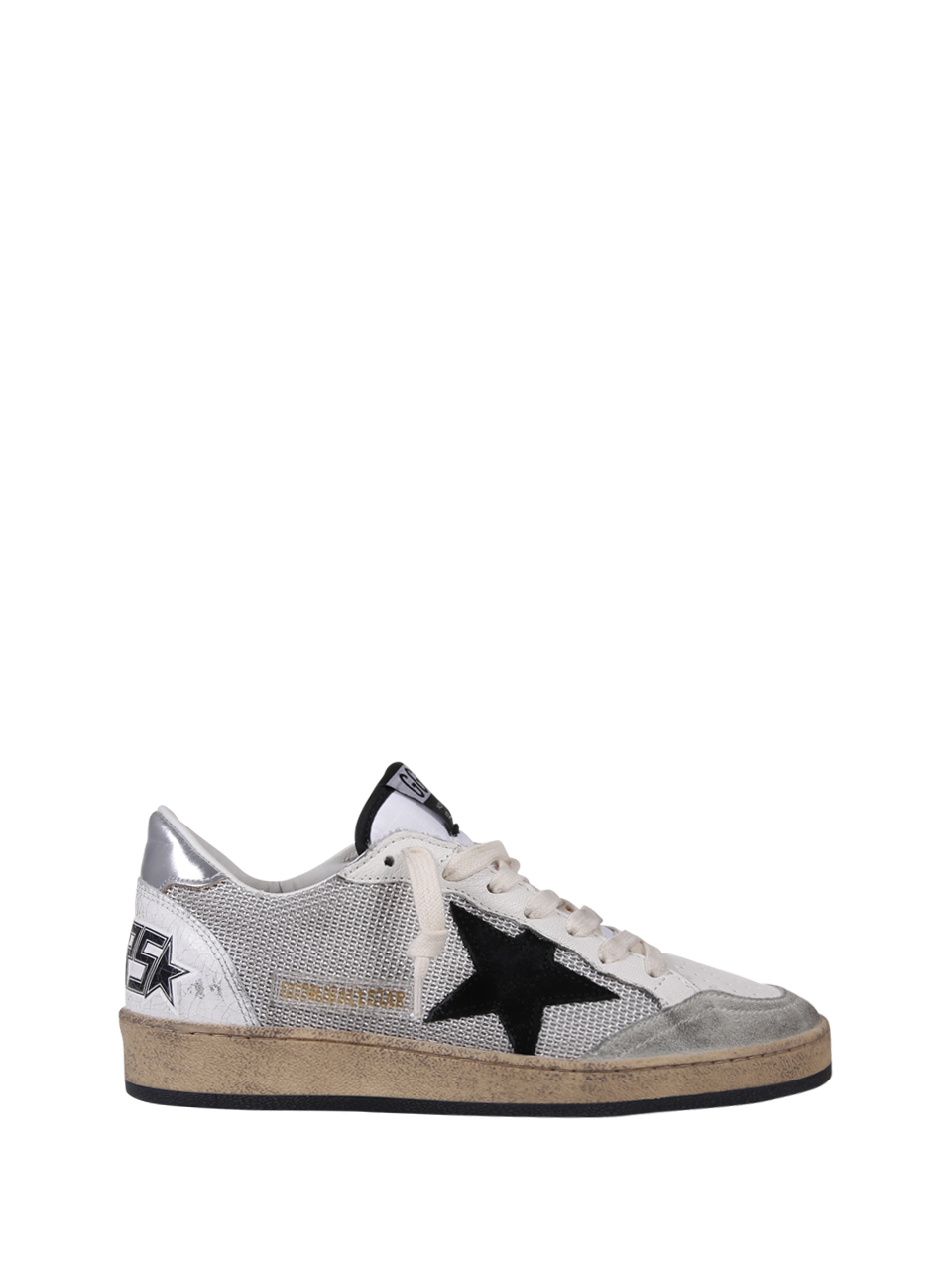 WOMAN GOLDEN GOOSE BALL STAR LEATHER SNEAKERS