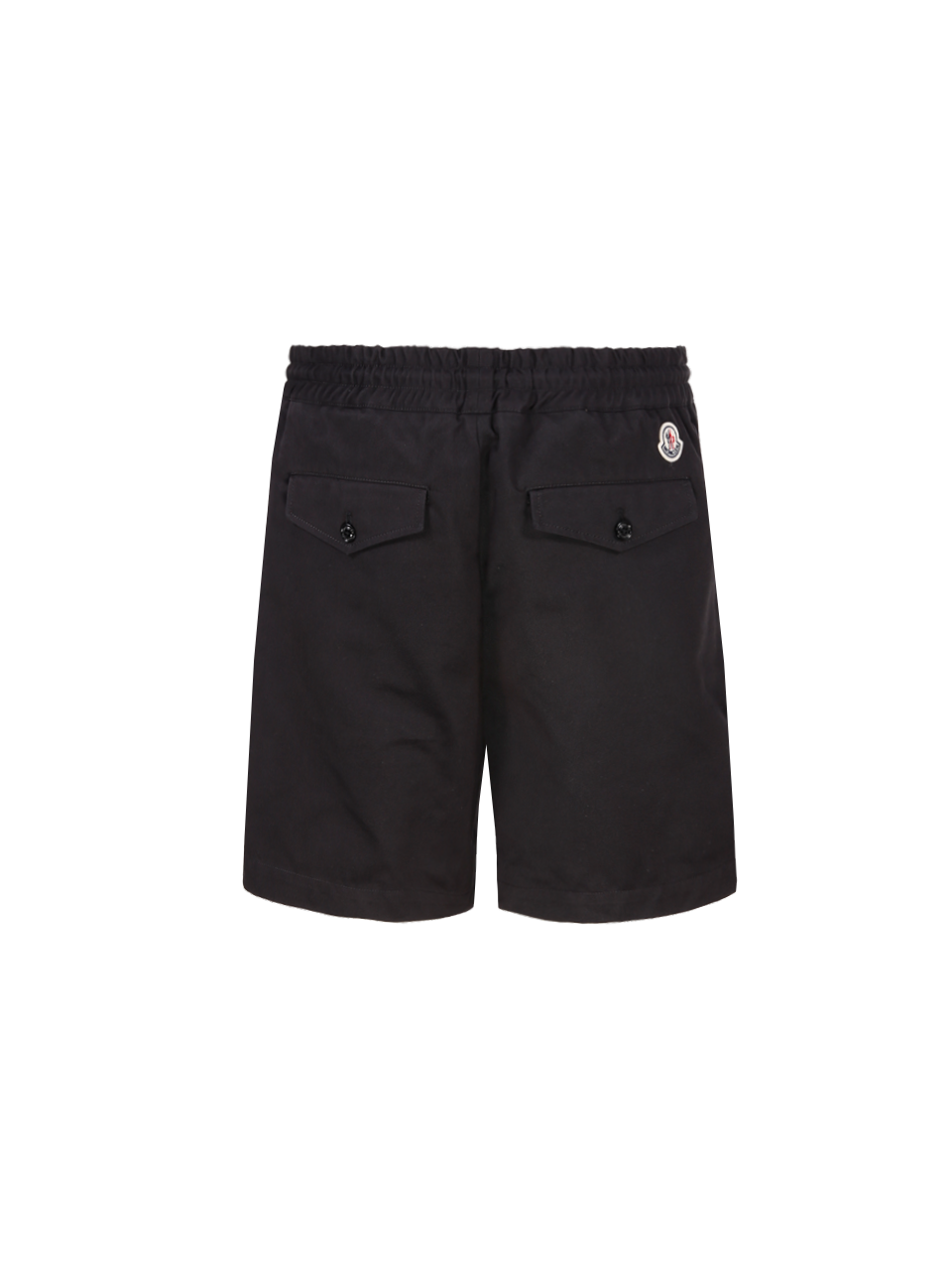 MEN MONCLER BLACK COTTON SHORTS