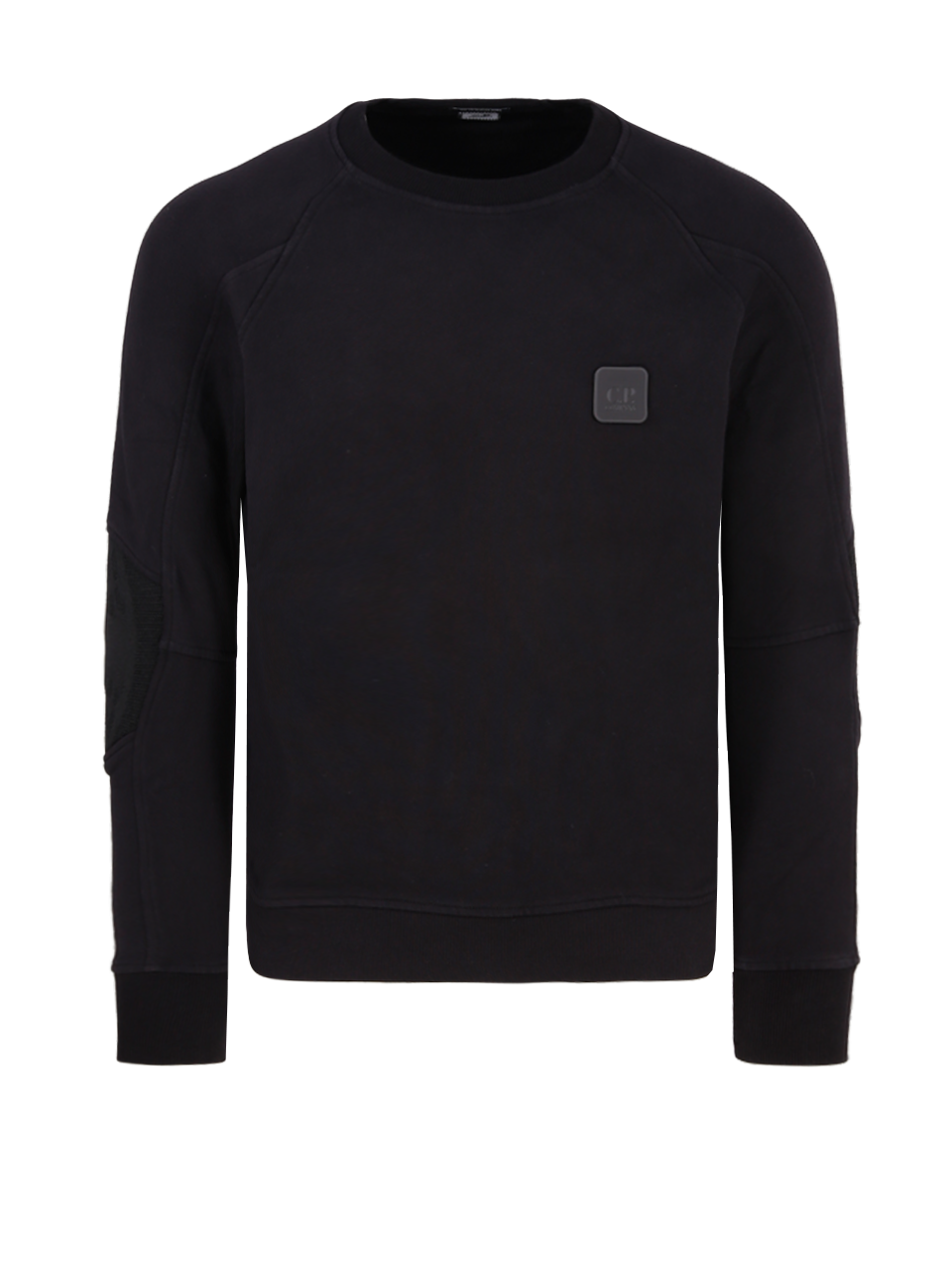 MEN C.P. COMPANY BLACK COTTON SWEATSHIRT
