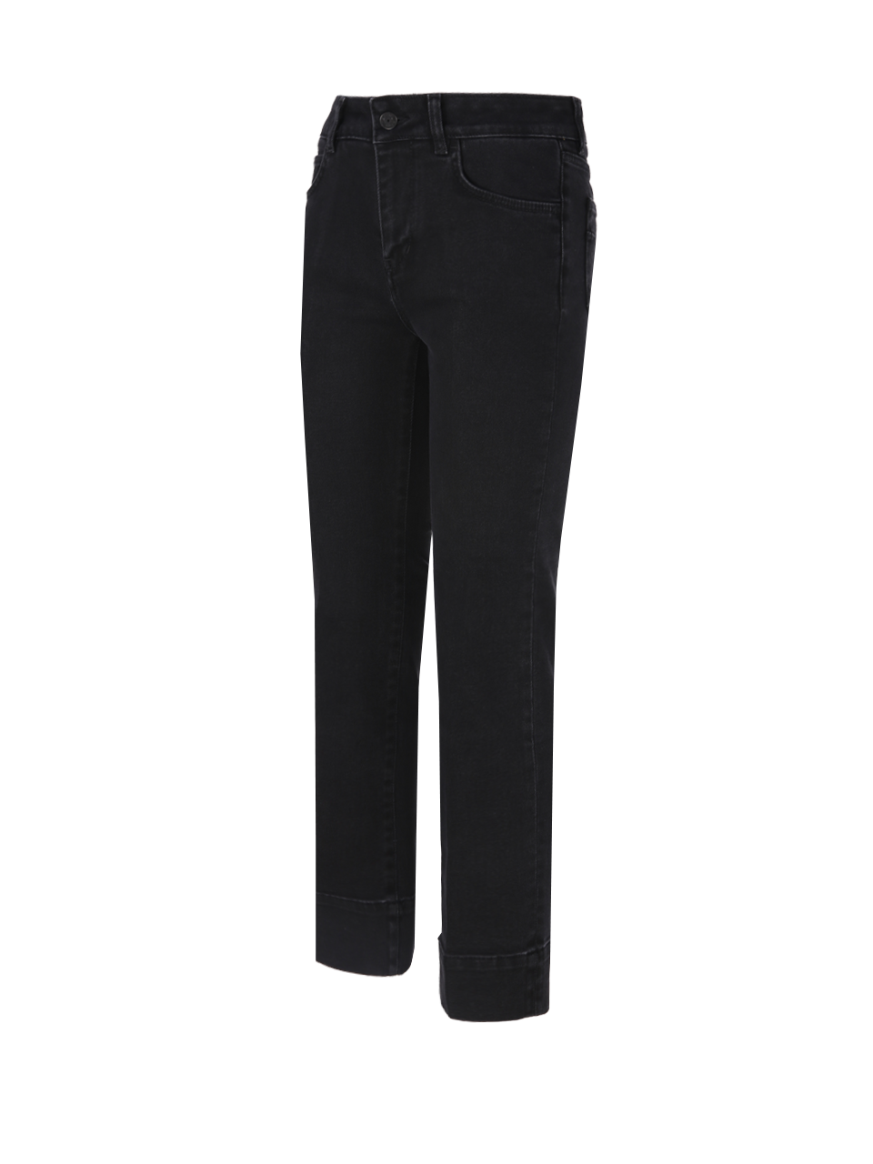 WOMAN ANAII BLACK CAPRI DENIM JEANS