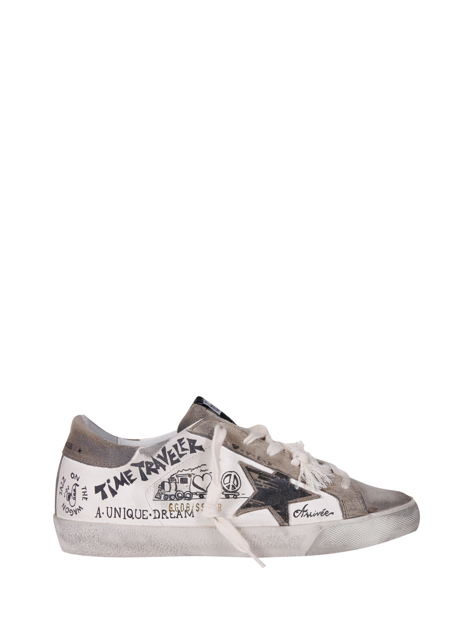 WOMAN GOLDEN GOOSE SUPERSTAR LEATHER SNEAKERS