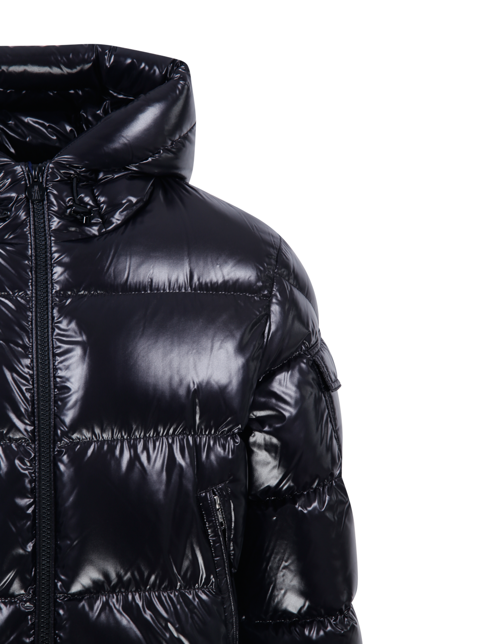 MEN MONCLER BLACK DOWN FILLED ECRINS JACKET