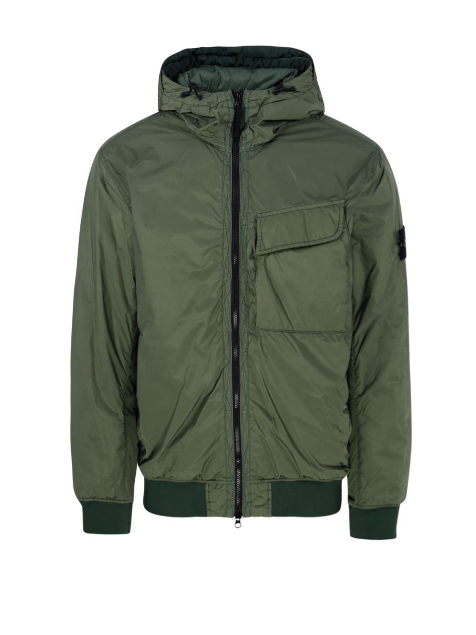 mens stone island jacket green
