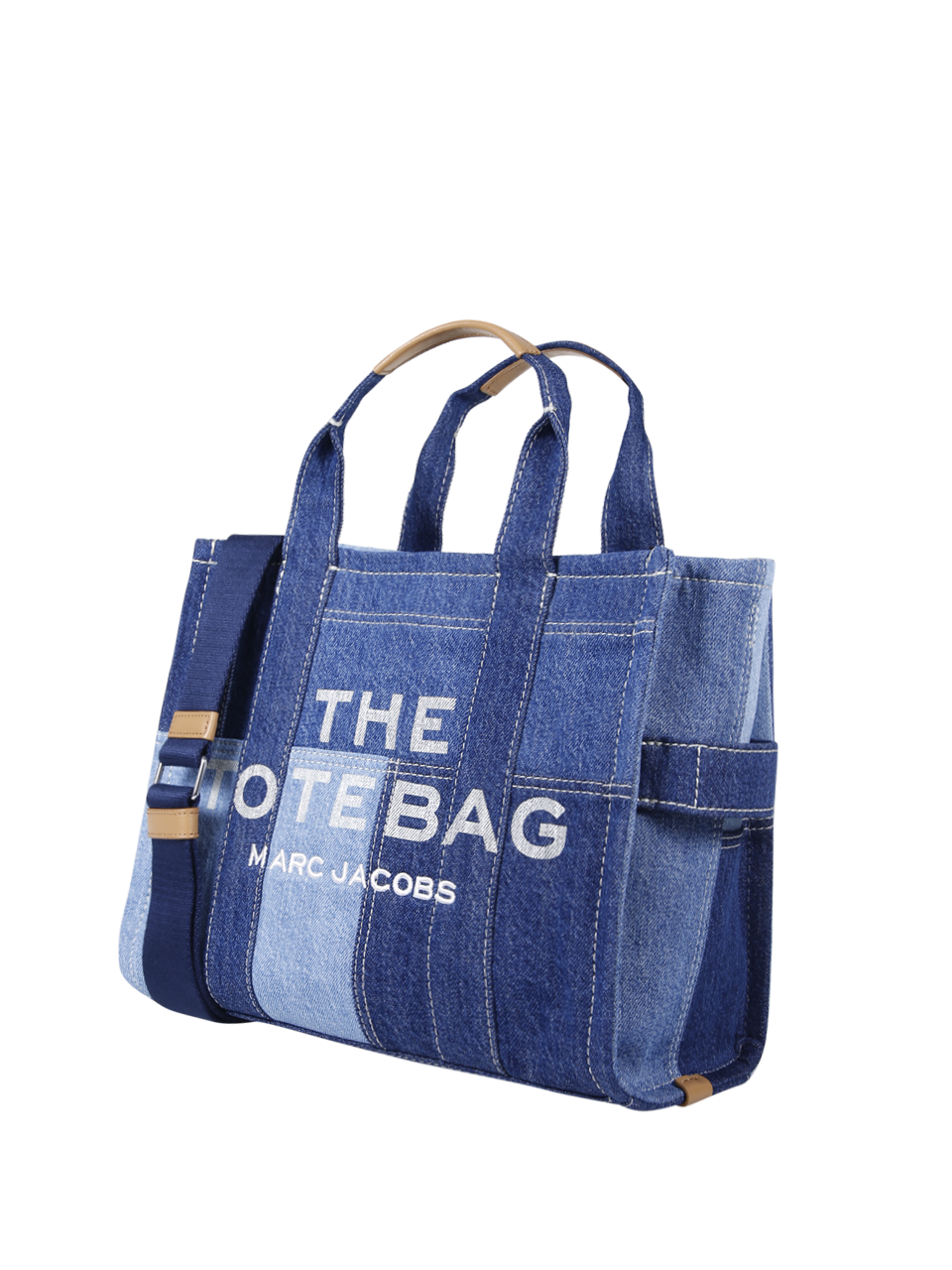 【関税込み】The Medium Tote - Marc Jacobs - Cotton - Blue Marc Jacobs The Medium Tote | Shopbop