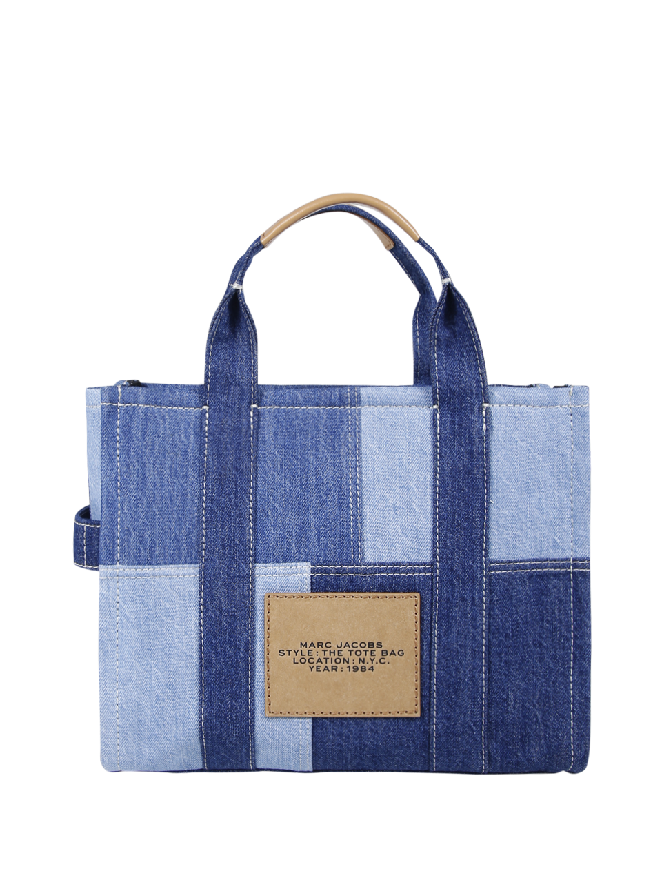 【関税込み】The Medium Tote - Marc Jacobs - Cotton - Blue Marc Jacobs The Medium Cotton Canvas Tote Bag, Spring Blue
