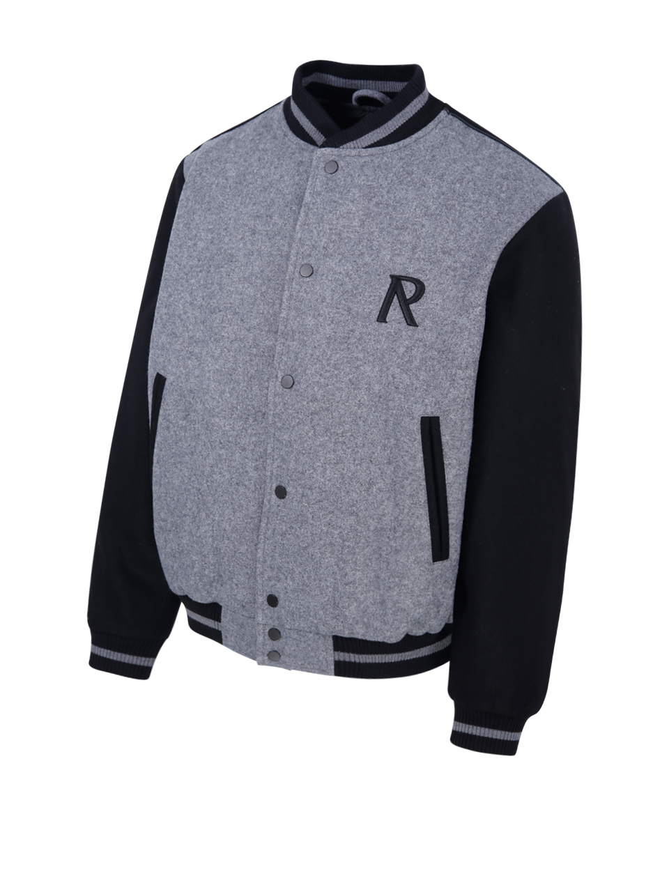 MEN REPRESENT GRAY WOOL TEDDY JACKET