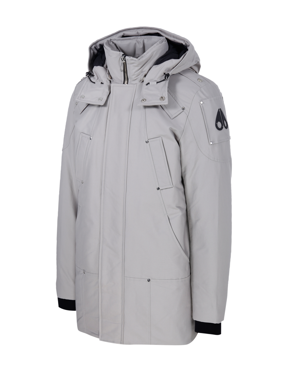 MEN MOOSE KNUCKLES GRAY COTTON SAINT ULRIC PARKA