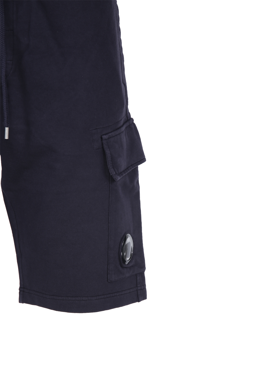 MEN CP COMPANY DARK BLUE COTTON REGULAR CARGO SHORTS