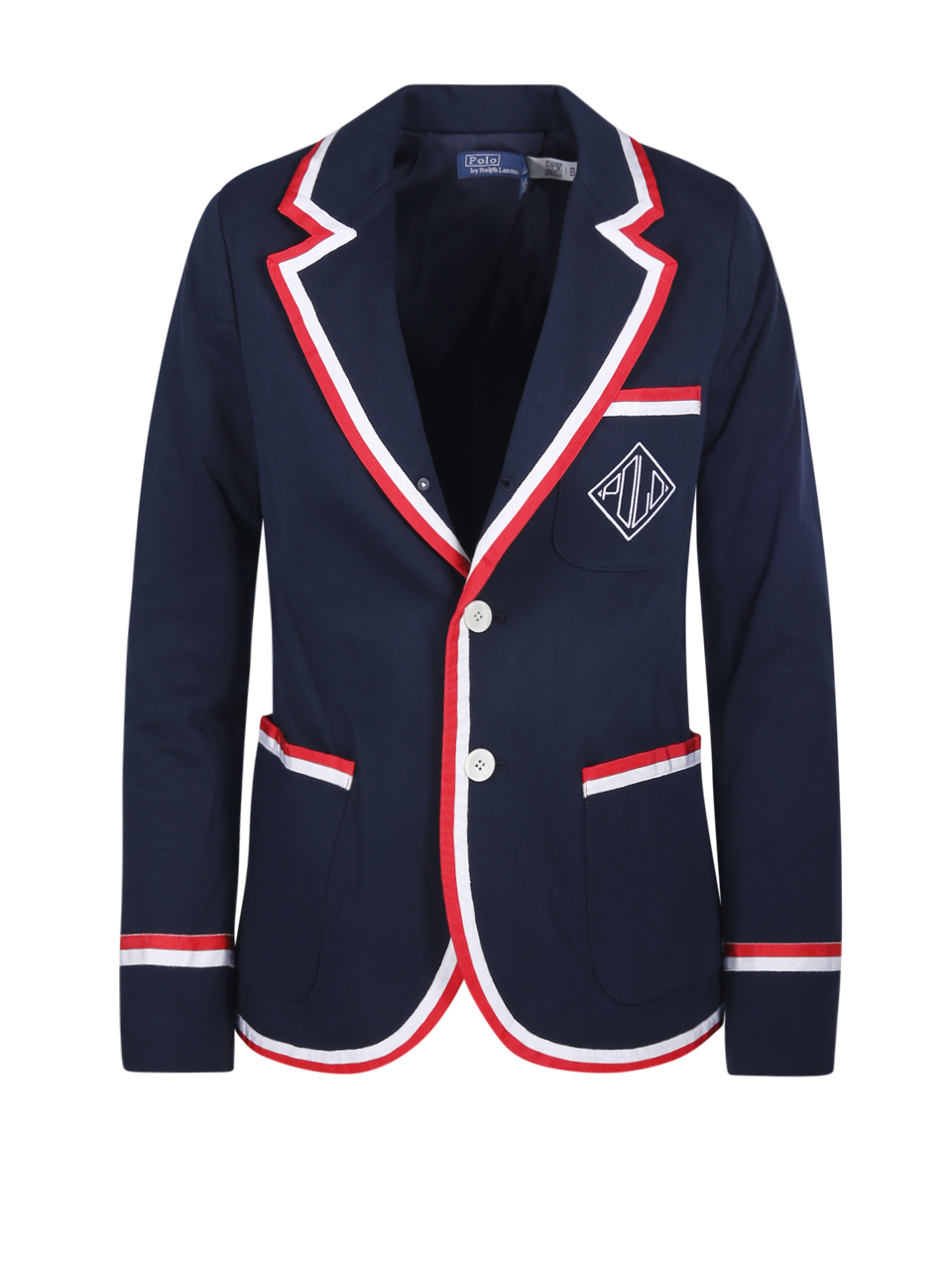 WOMAN RALPH LAUREN BLUE COTTON BLAZER