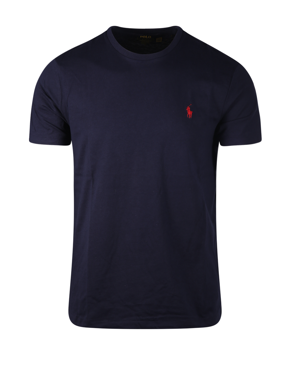 MEN RALPH LAUREN BLUE COTTON T-SHIRT