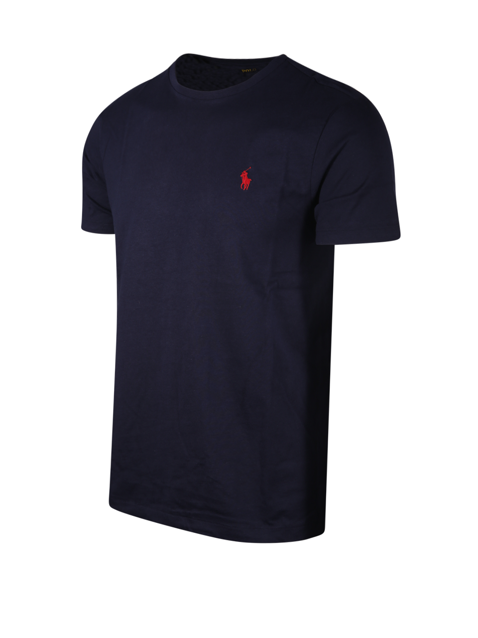 MEN RALPH LAUREN BLUE COTTON T-SHIRT