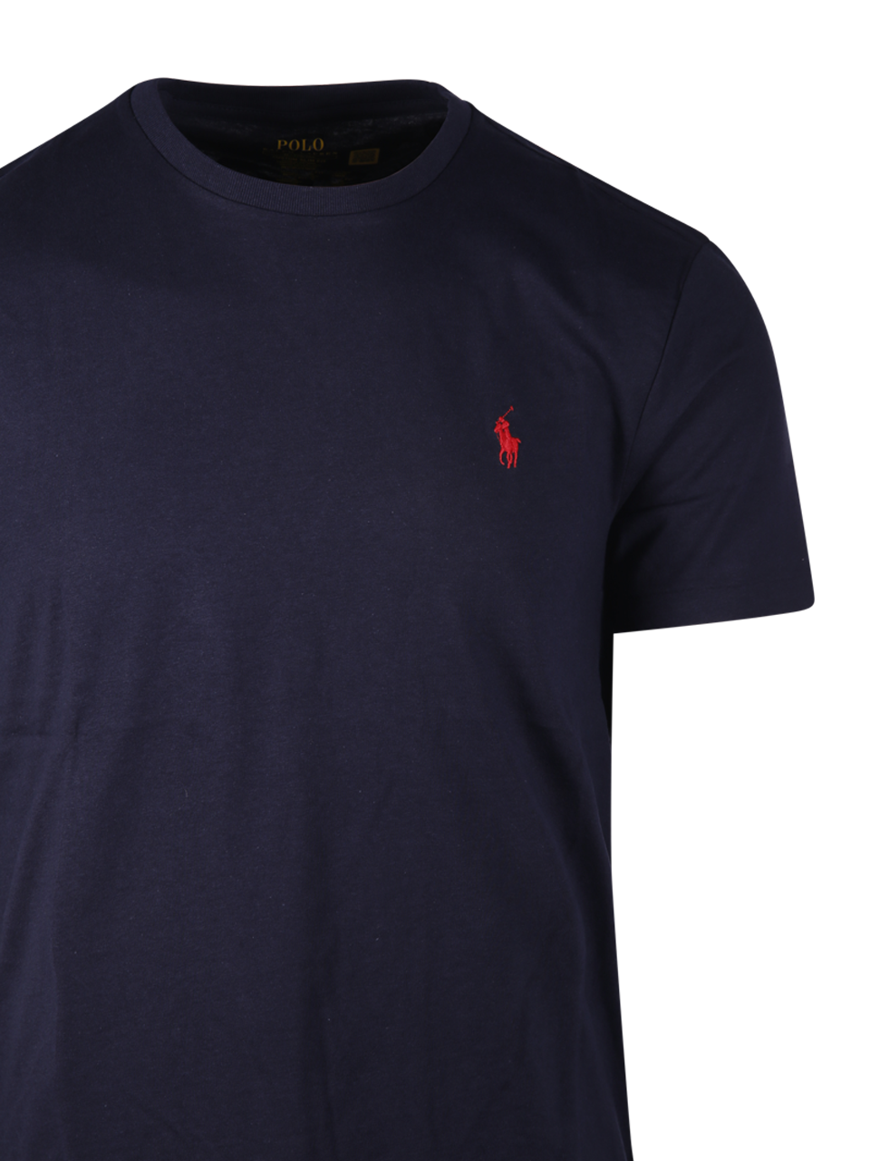 MEN RALPH LAUREN BLUE COTTON T-SHIRT