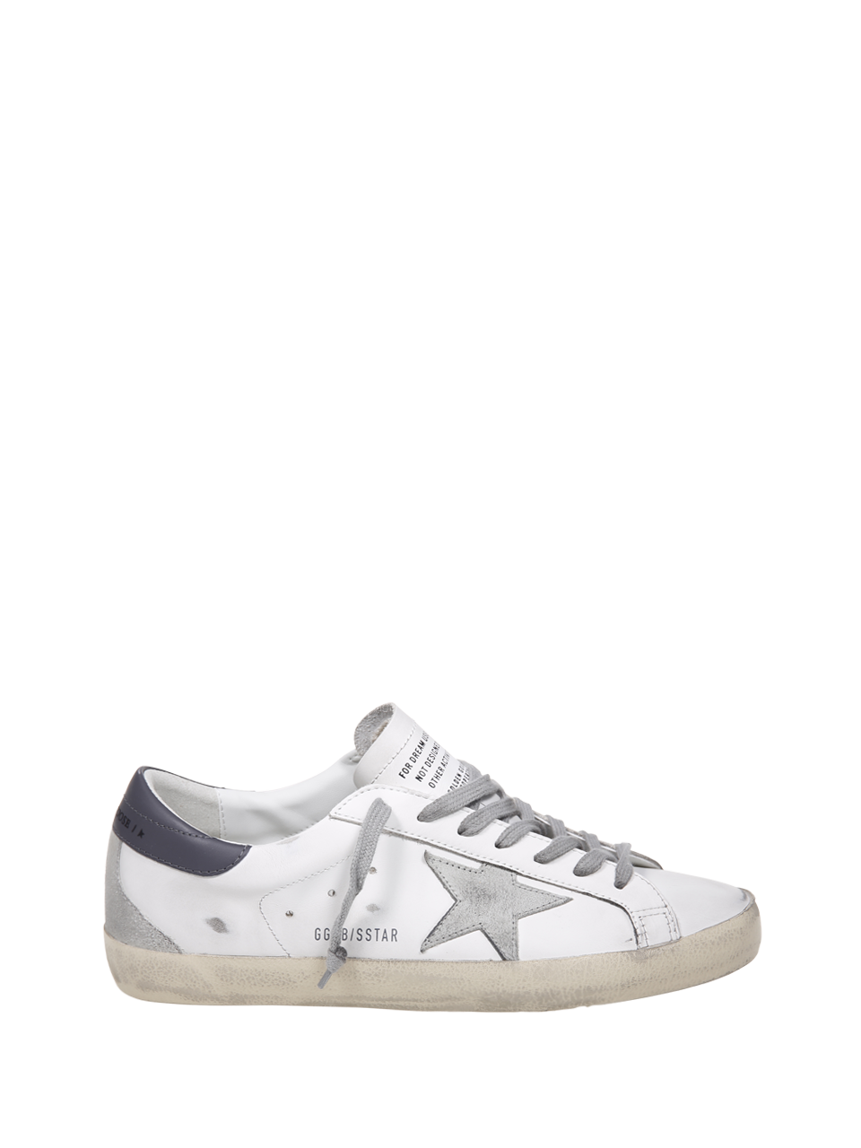 MEN GOLDEN GOOSE WHITE COW LEATHER SNEAKER 