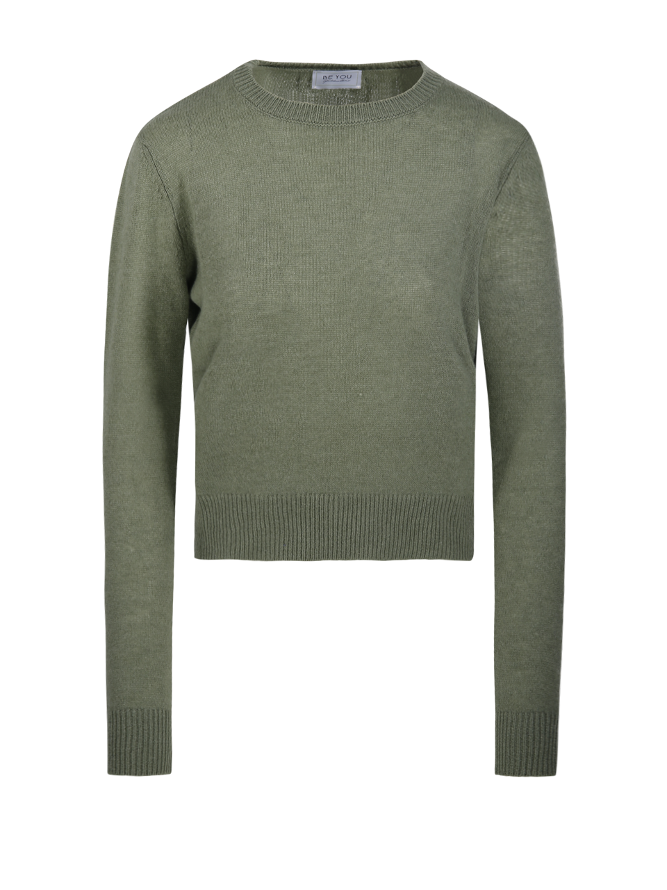 WOMAN COLLEZIONE N 01 GREEN CASHMERE SWEATER