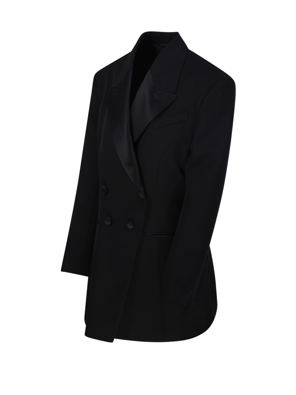 WOMAN GIVENCHY BLACK WOOL SMOKING BLAZER WOMAN GIVENCHY BLACK WOOL SMOKING BLAZER