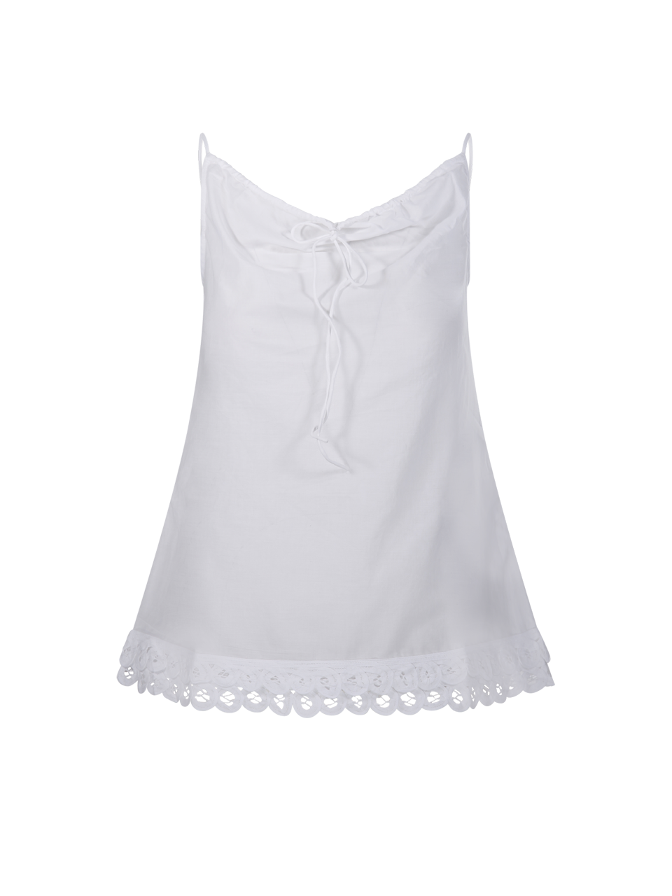 WOMAN BY MALENE BIRGER WHITE ORGANIC COTTON ELLE TOP