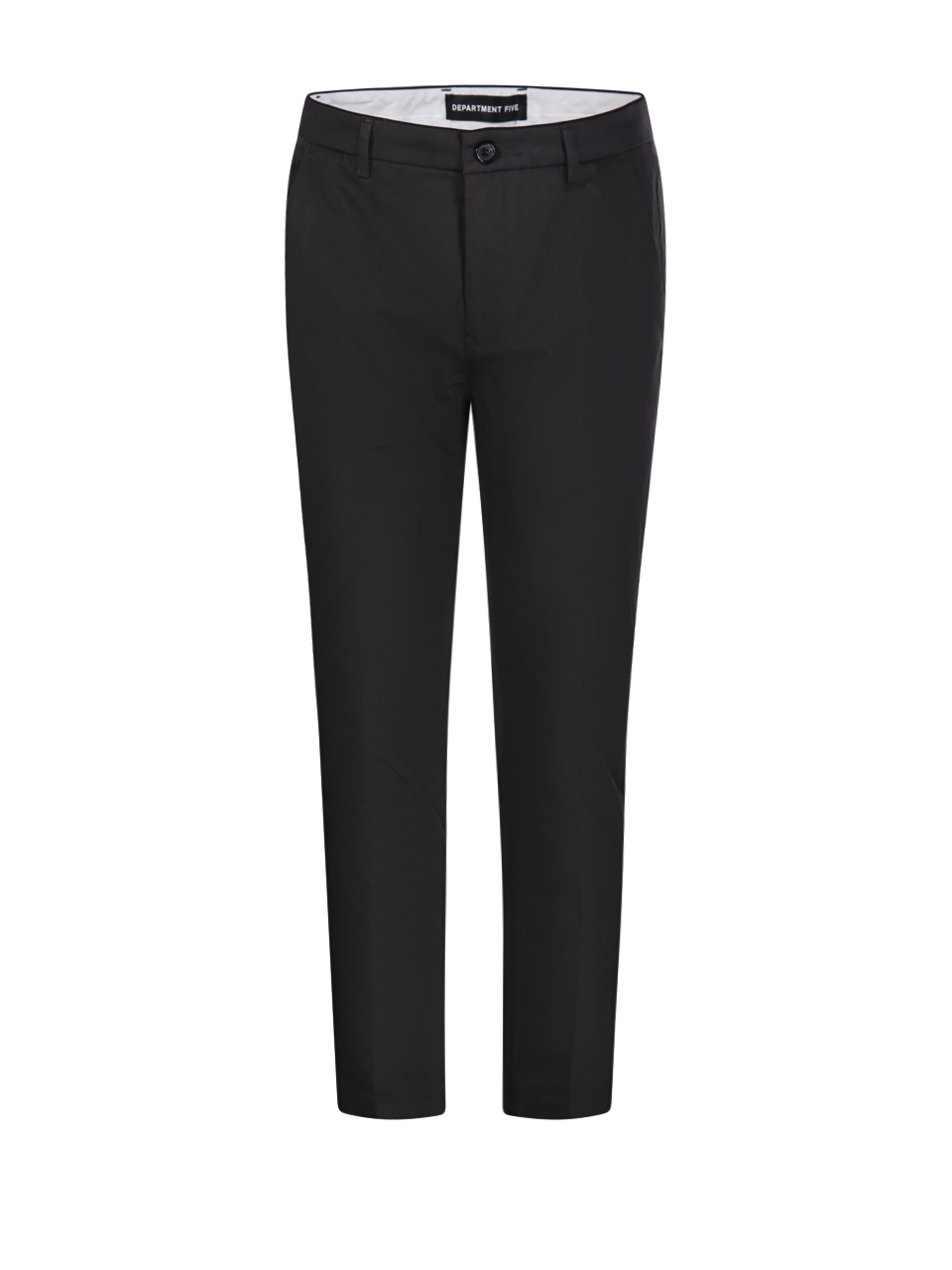 MEN DEPARTMENT FIVE BLACK COTTON PRINCE CHINOS  PANT 