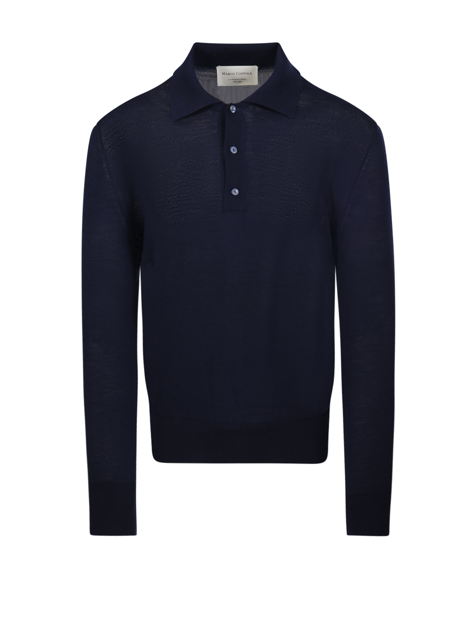 MEN MARCO COPPOLA BLUE MERINO WOOL SWEATER