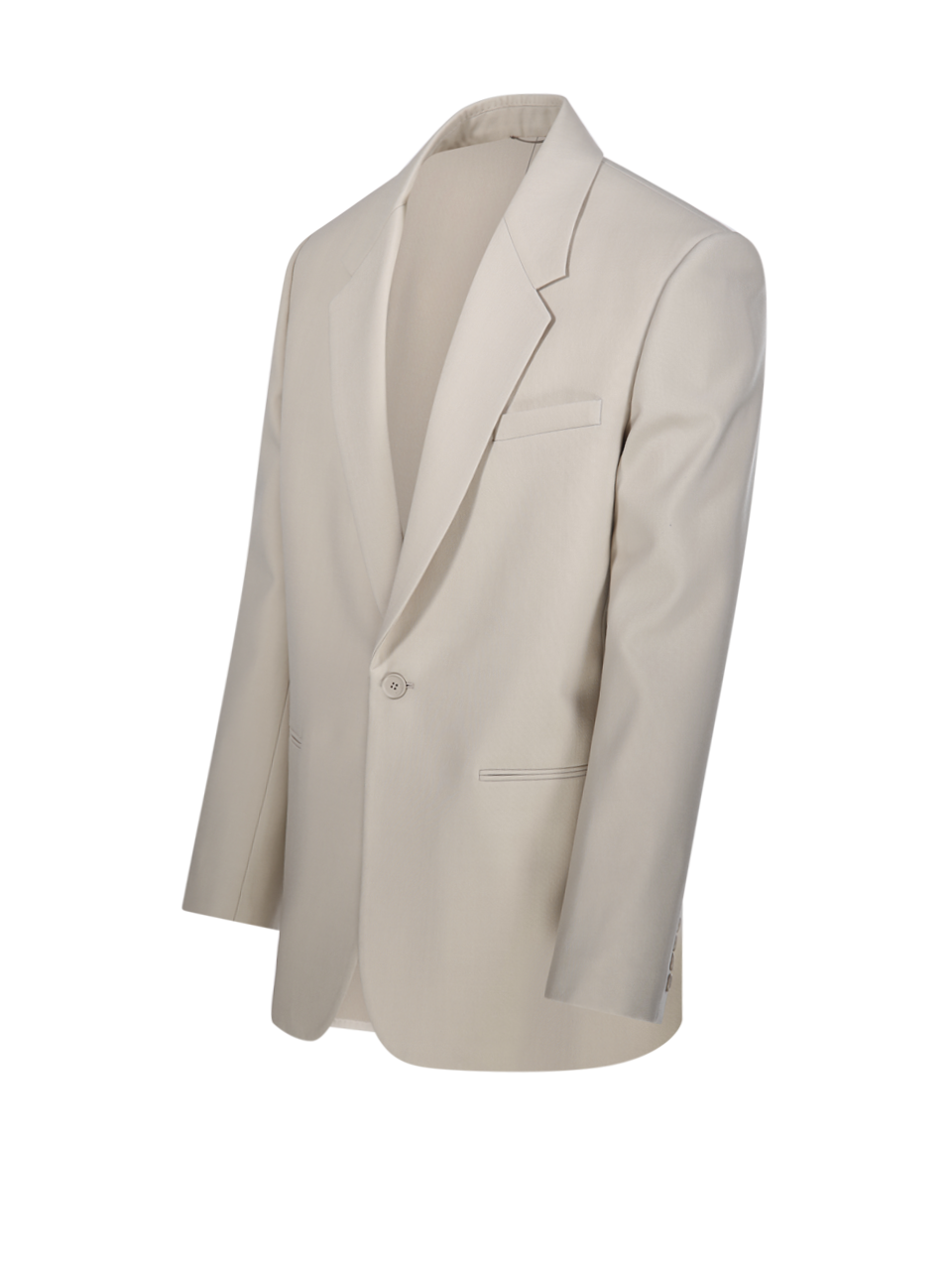 ジャケット SAINT LAURENT Single-breasted blazer Beige Saint Laurent Pinstripe Single-Breasted Blazer Jacket