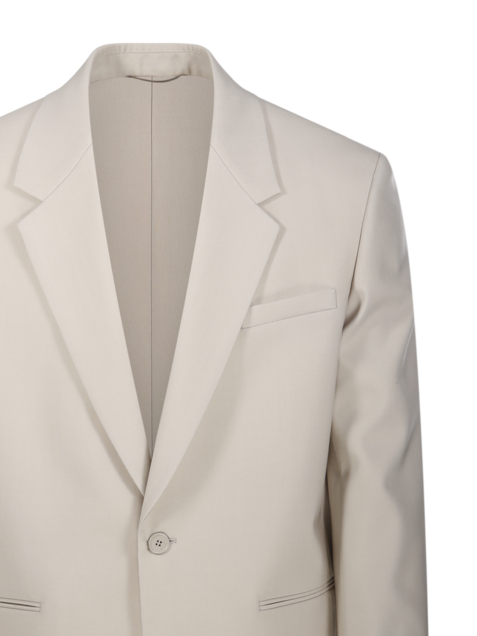 ジャケット SAINT LAURENT BEIGE SINGLE-BREASTED JACKET IN WOOL jacket in light wool | Saint Laurent | YSL PL