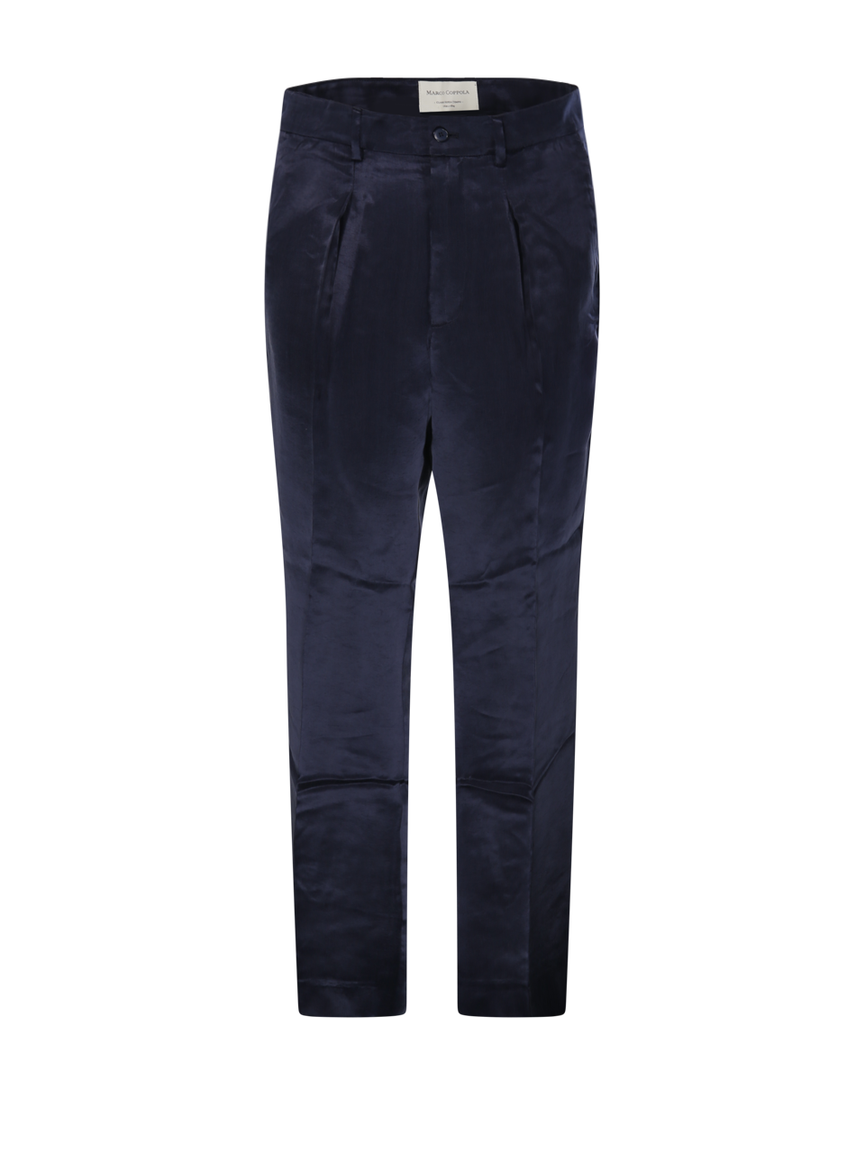 MEN MARCO COPPOLA BLUE CUPRO RESORT PANT