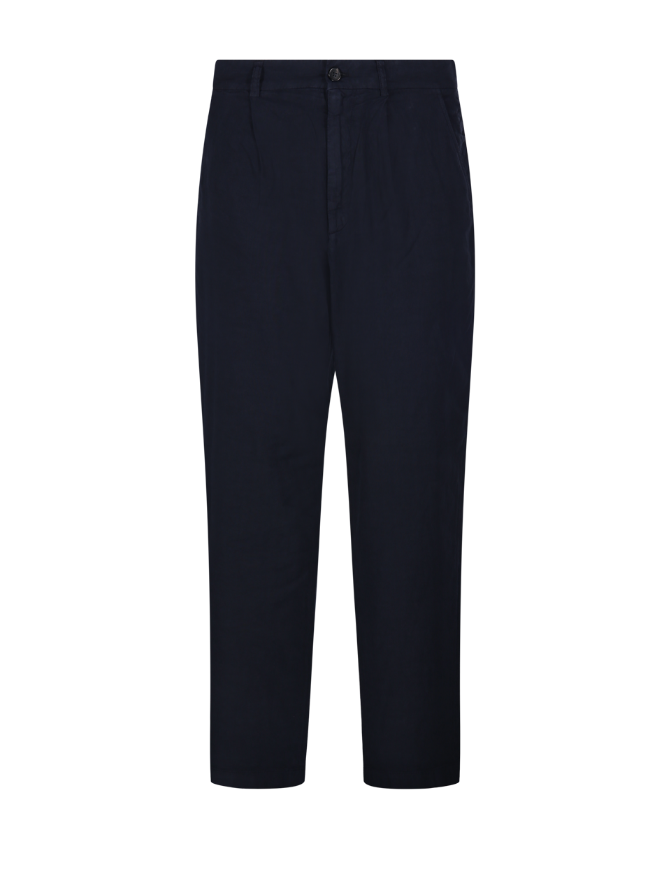 MEN DEPARTMENT FIVE DARK BLUE LINEN GIN PANT