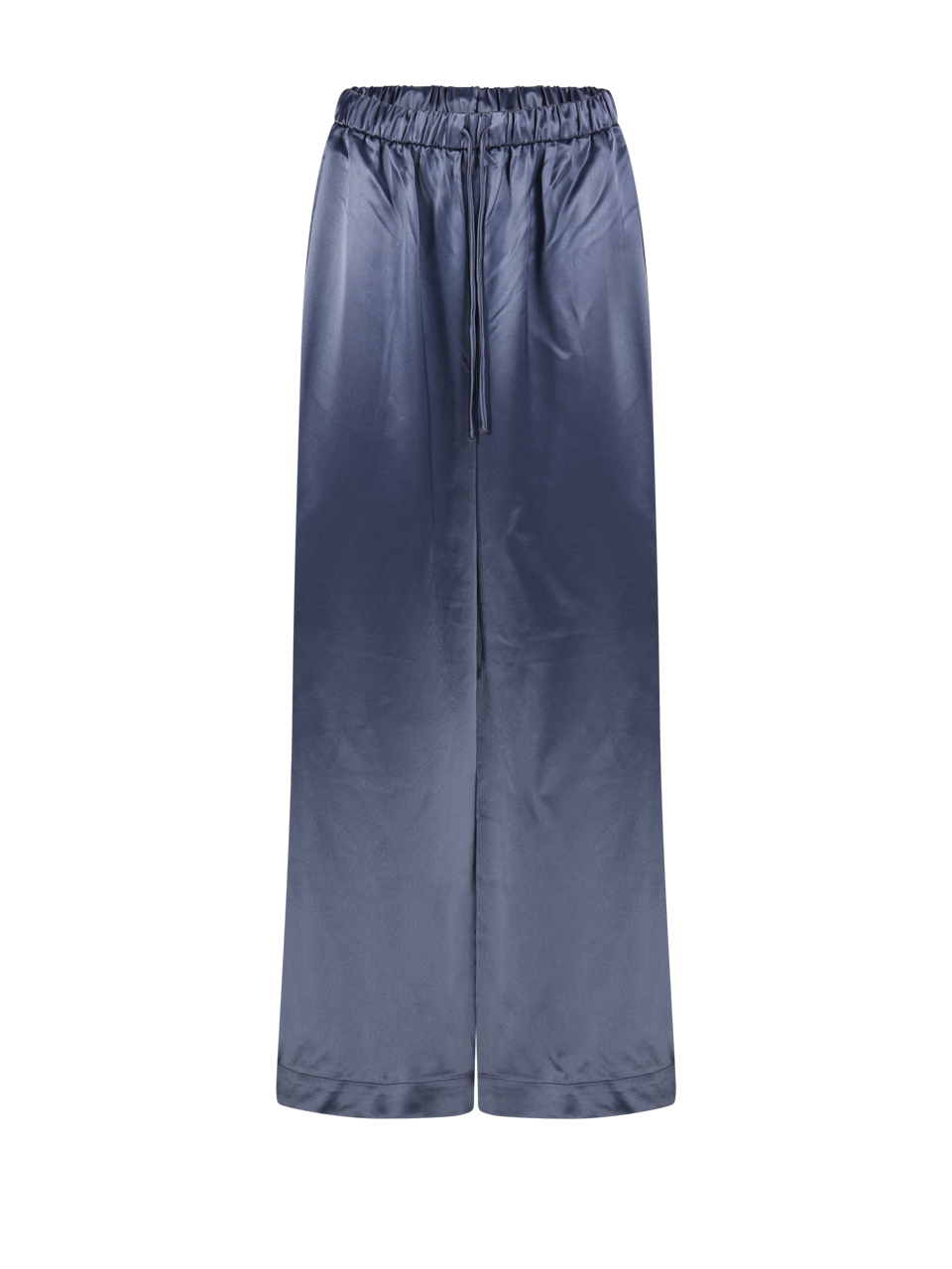 DONNA BY MALENE BIRGER PANTALONI CLORELLA IN ACETATO BLU 