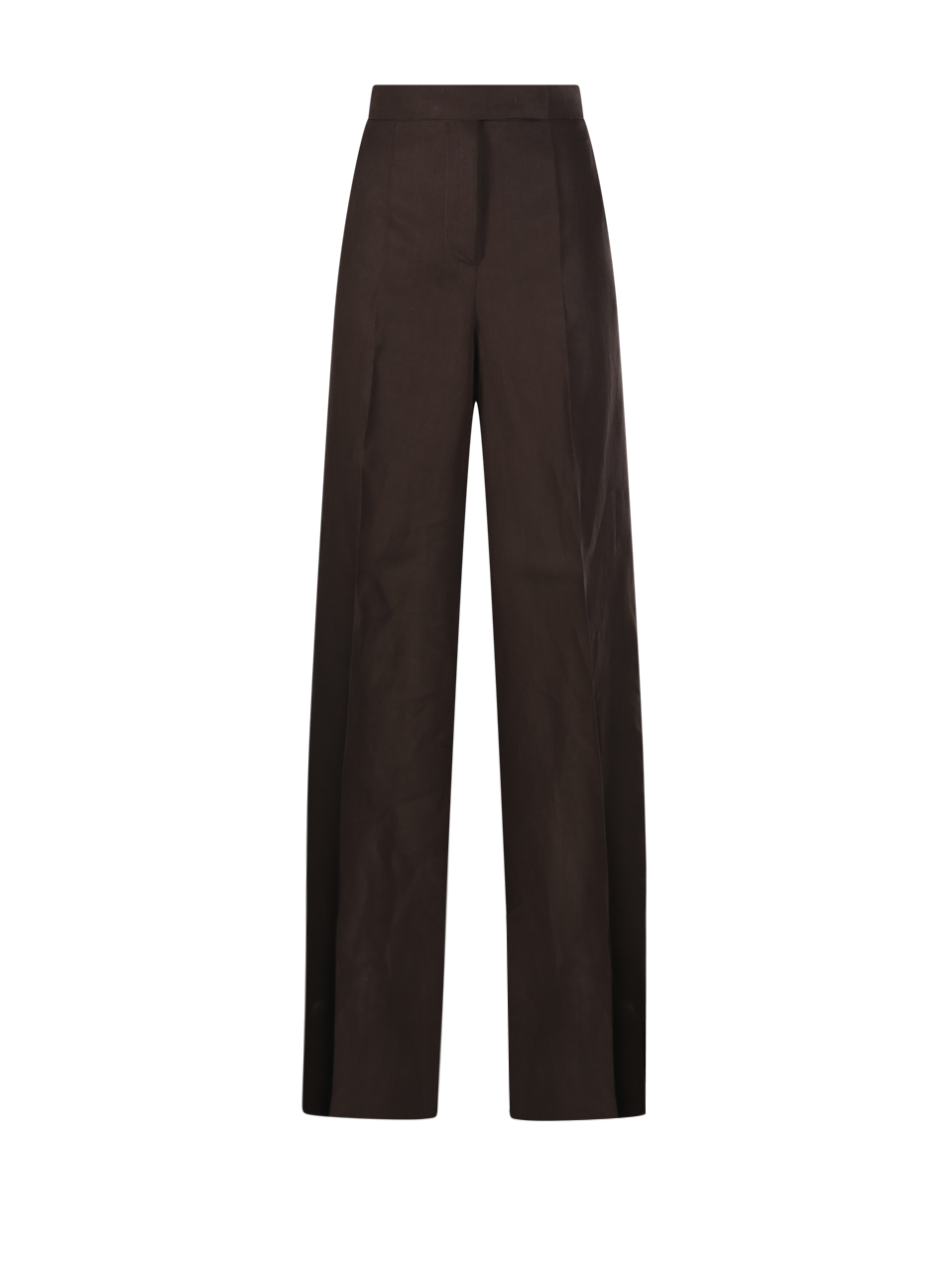 WOMAN MAXMARA BROWN SILK AEROSO1234 SKIRT