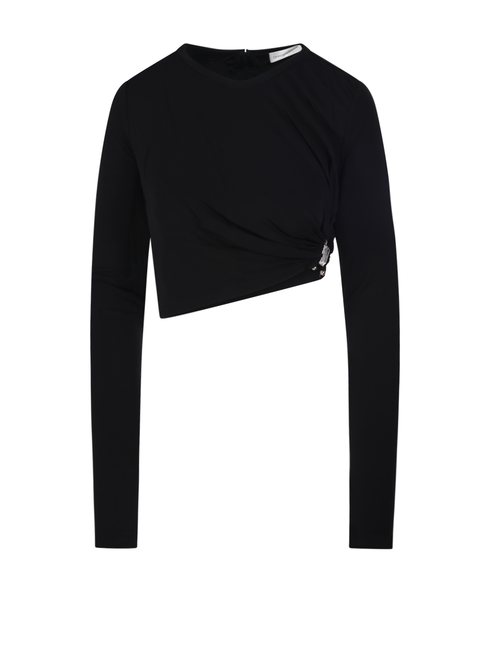 WOMAN CHRISTOPHER ESBER BLACK VISCOSE BEZEL QUARTZ TOP