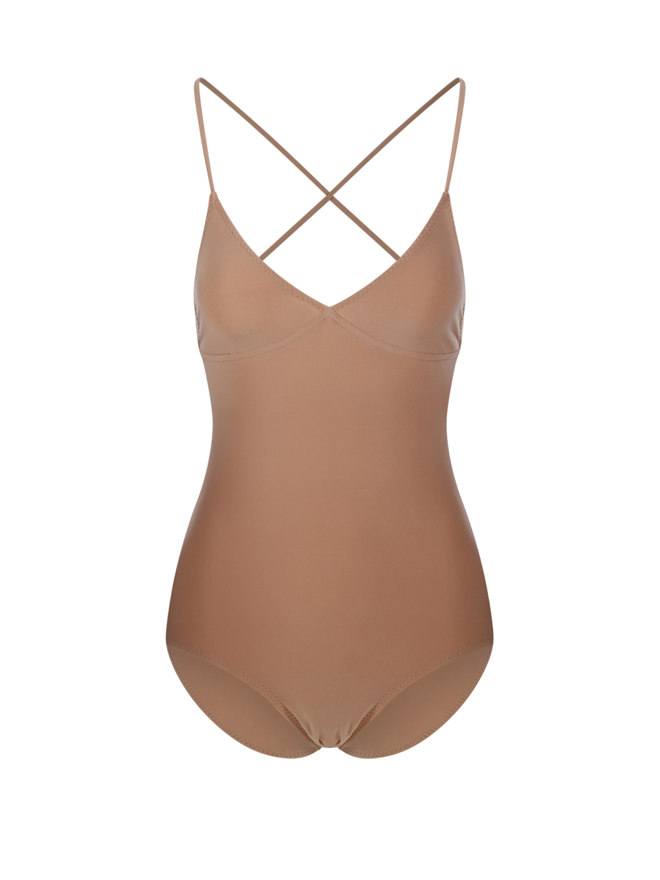 WOMAN NORMA KAMALI NUDE POLYESTER SLIP MIO BODYSUIT