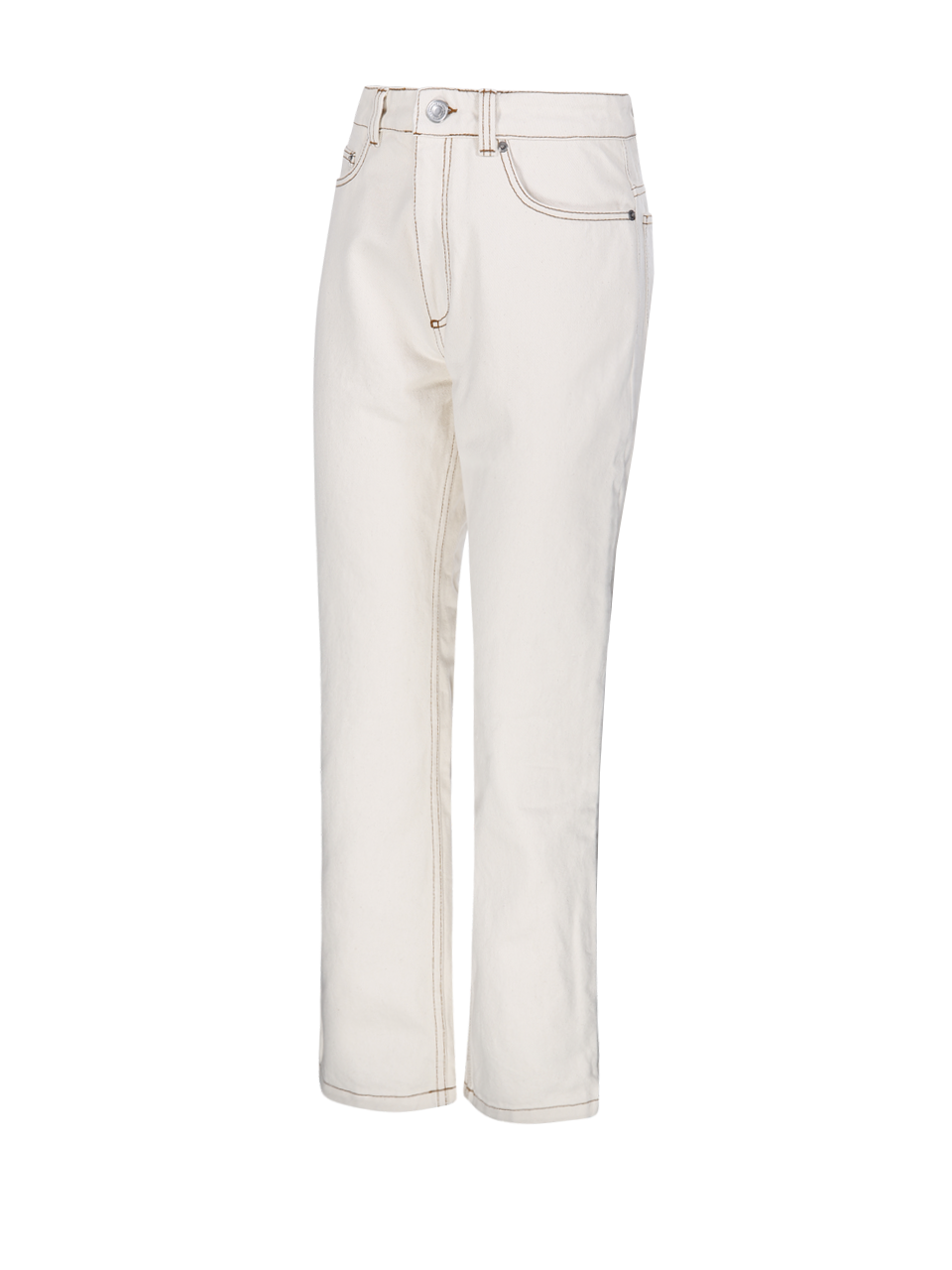 デニム・ジーパン AMI PARIS Woman Jeans White FTR031DE0039 136 AMI PARIS: Jeans woman - White | Ami Paris jeans