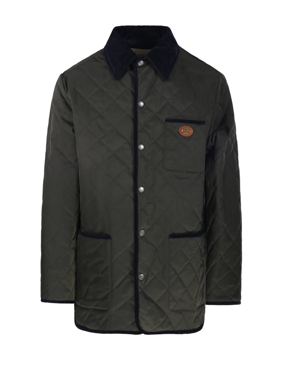 MEN VALENTINO GREEN POLYESTER VLOGO SIGNATURE CABAN