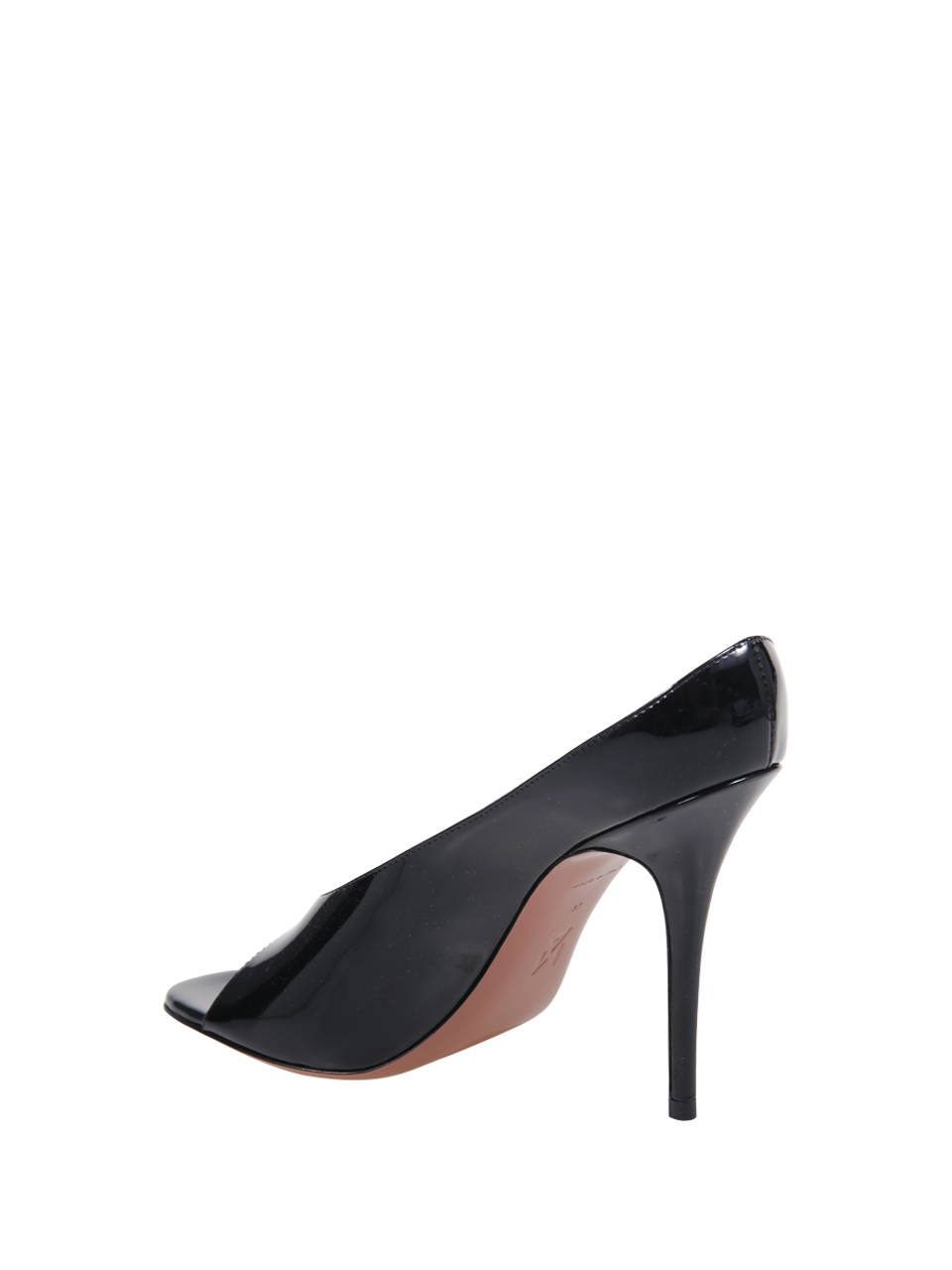 サンダル・ミュール Amina Muaddi \"Anok Slipper\" Pump Sandals Black AMINA MUADDI Anok satin platform sandals | NET-A-PORTER