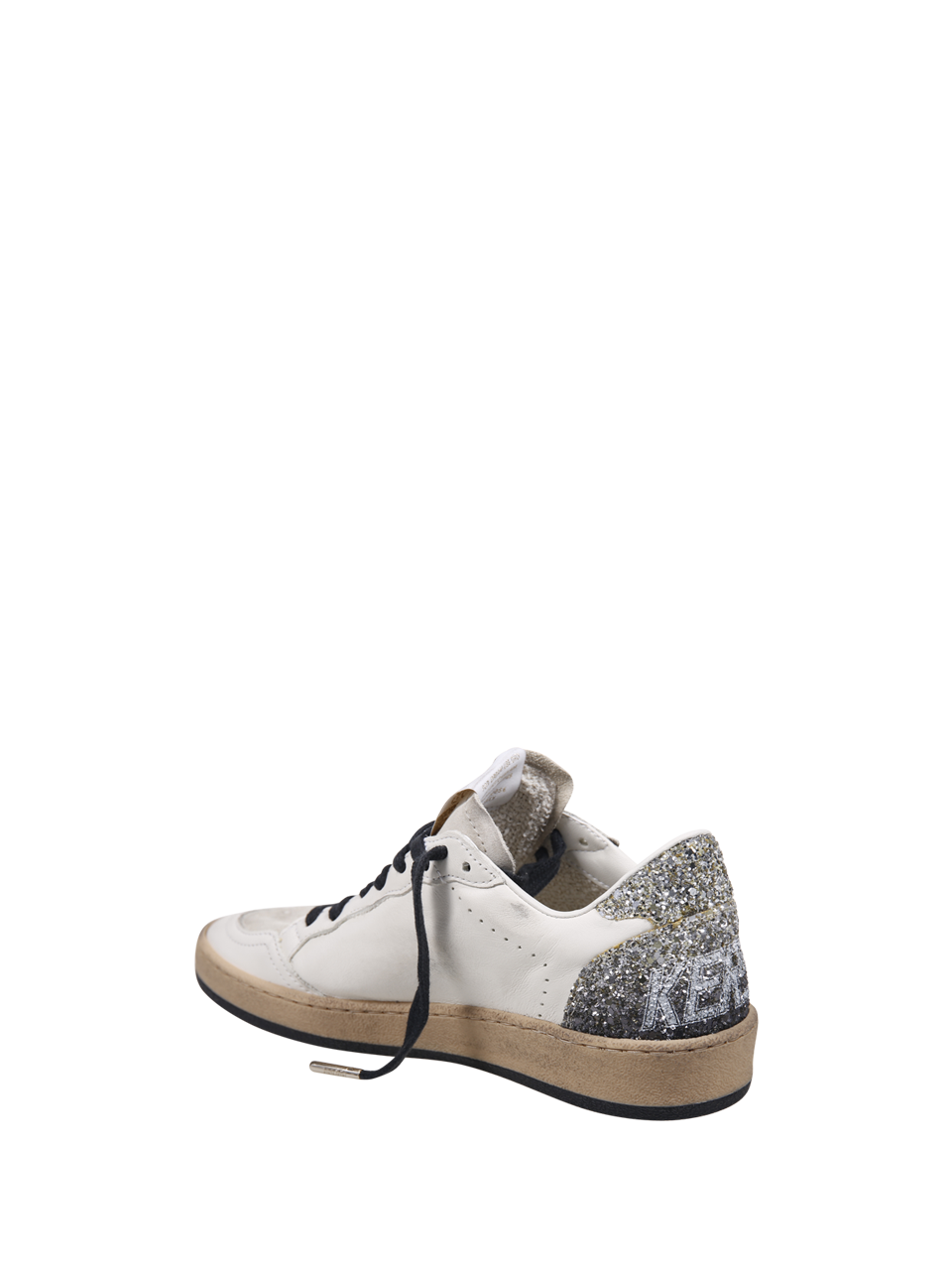 WOMAN GOLDEN GOOSE WHITE LEATHER BALL STAR SNEAKER