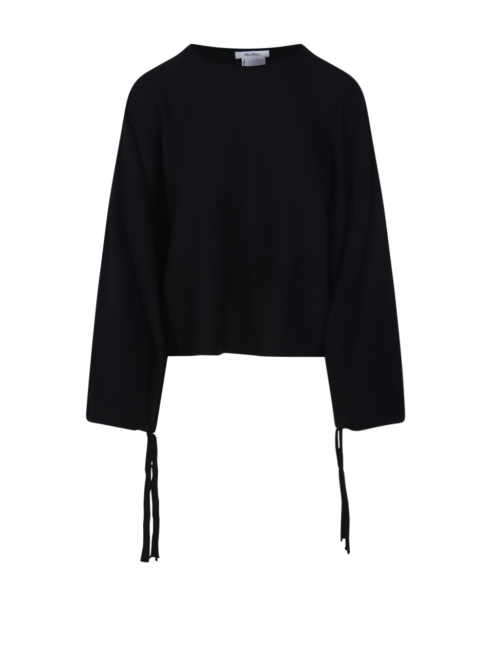 WOMAN MAXMARA BLACK VIRGIN WOOL FRAIS SWEATER