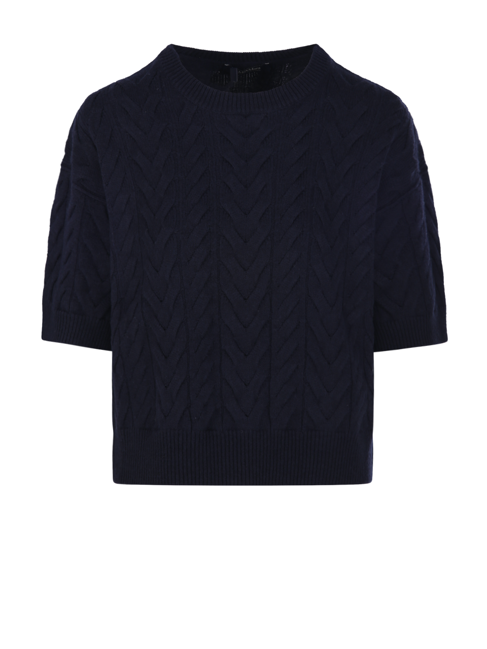 DONNA MAXMARA S MAGLIONE DOMINUS IN LANA BLU SCURO