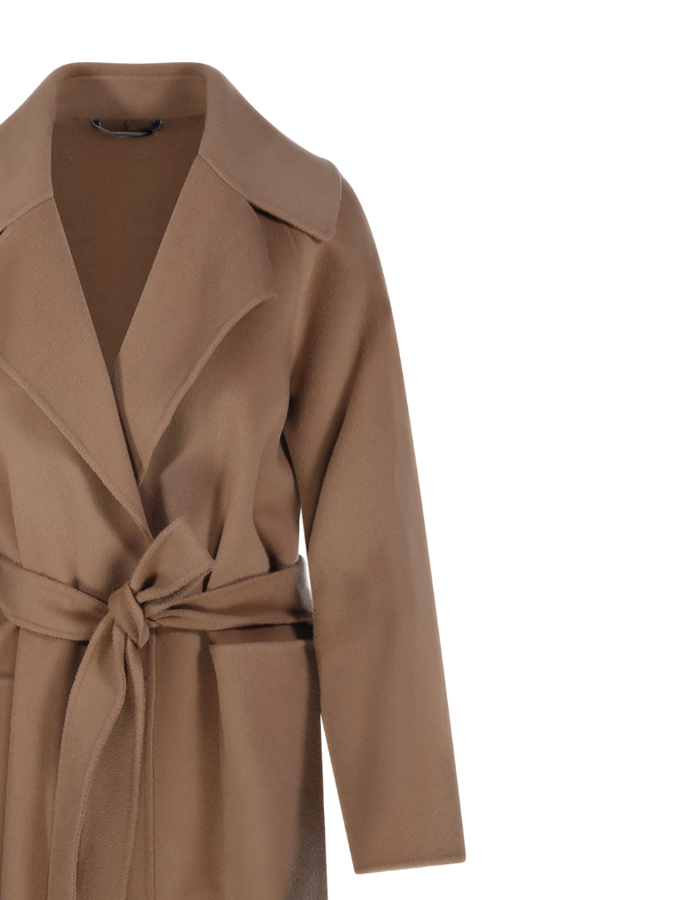 WOMAN MAXMARA S BEIGE VIRGIN WOOL DORIS COAT