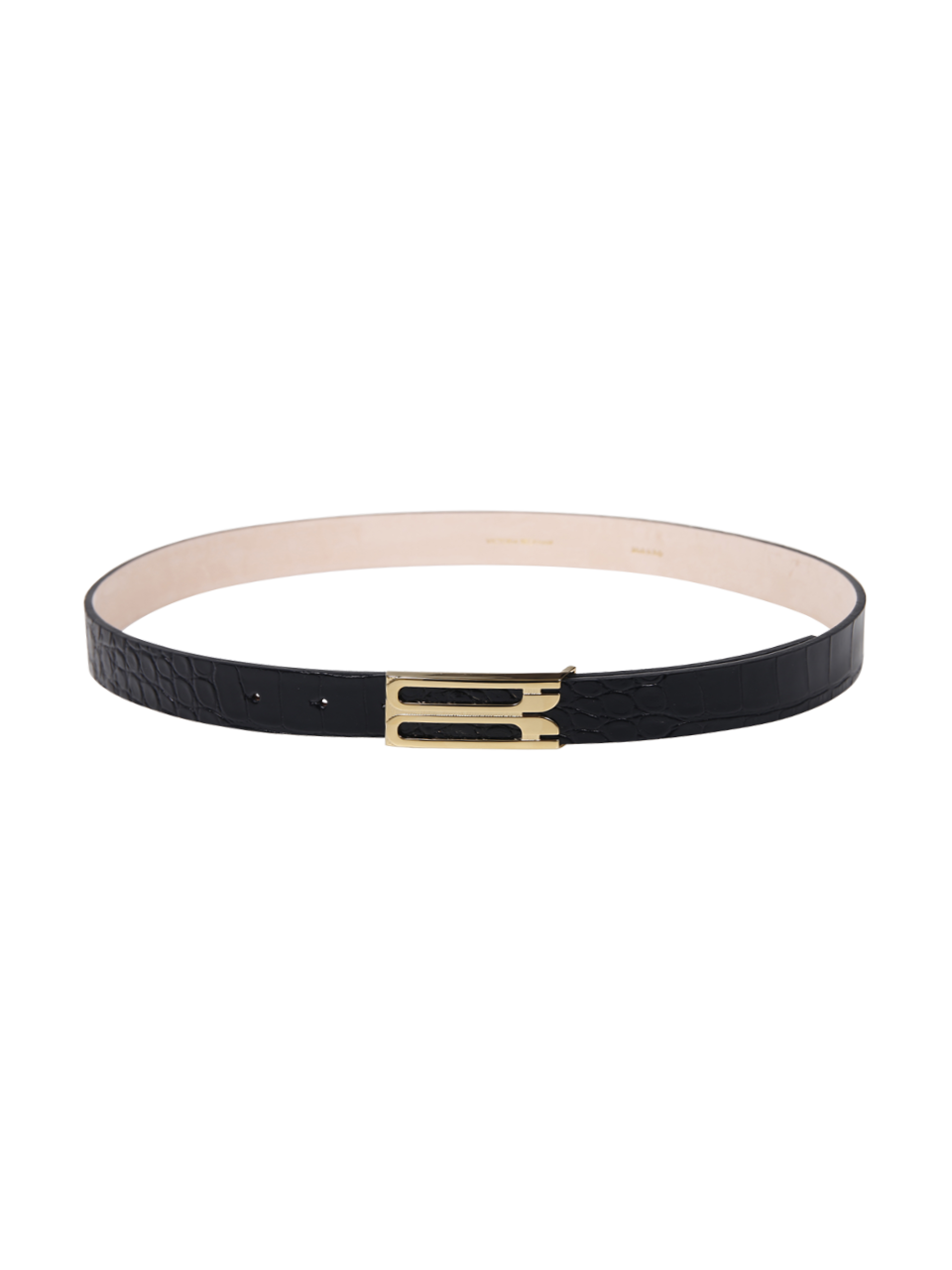 ベルト VICTORIA BECKHAM Woman Belt Ivory 1124ABL006282A 3 Jumbo Frame Belt In Beige Leather – Victoria Beckham Inc