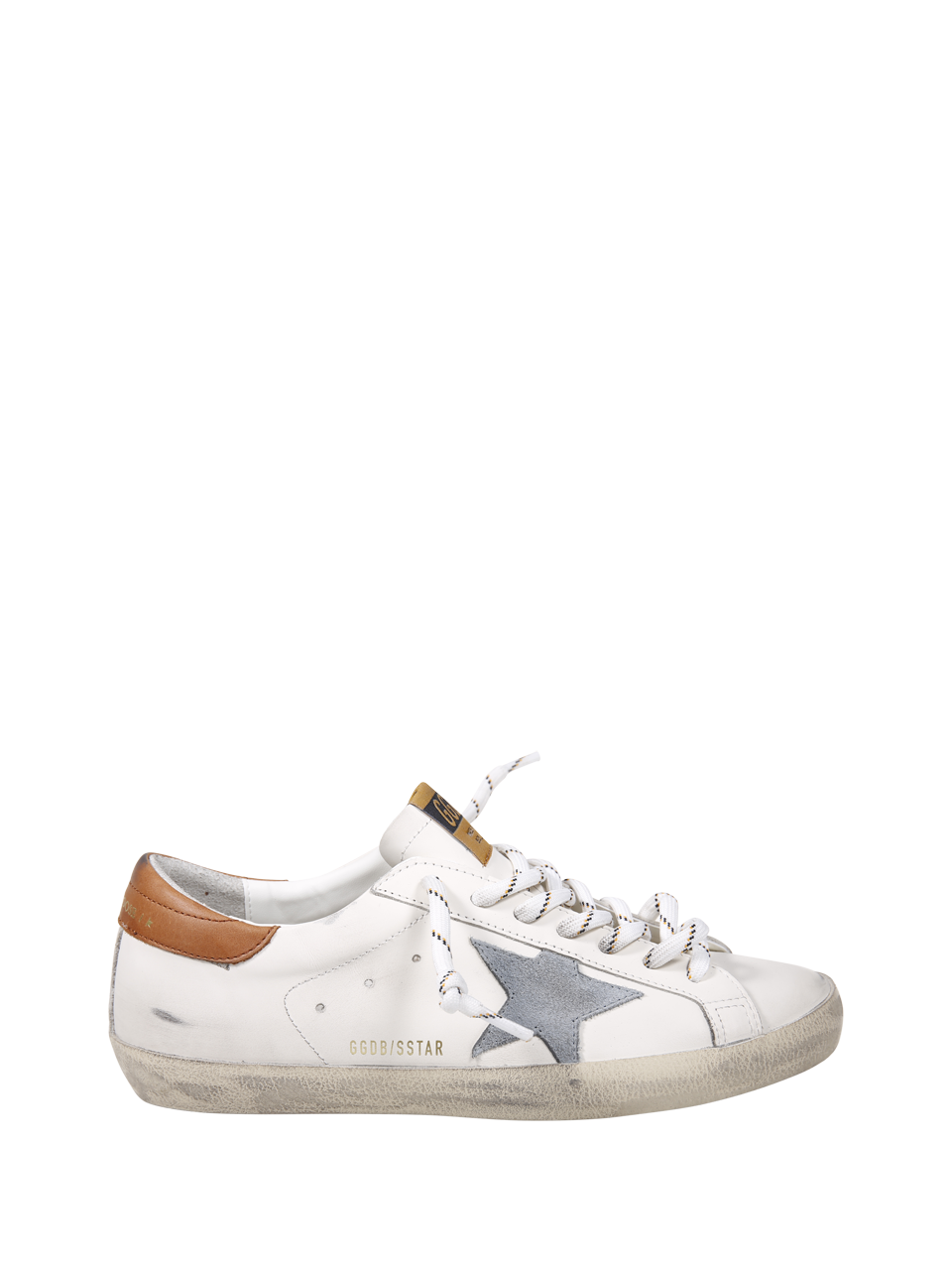 WOMAN GOLDEN GOOSE WHITE LEATHER SUPER-STAR SNEAKER 