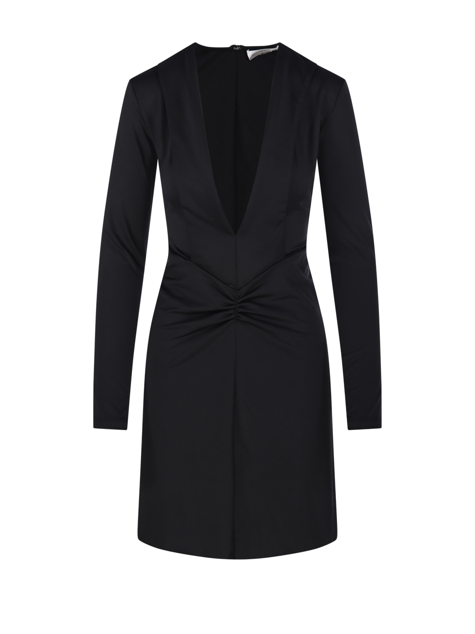 WOMAN VICTORIA BECKHAM BLACK POLYESTER MINI DRESS