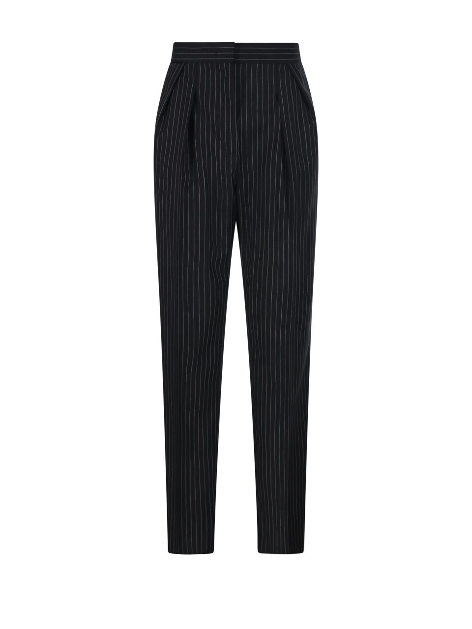 WOMAN MAXMARA BROWN VIRGIN WOOL FERNET PANTS